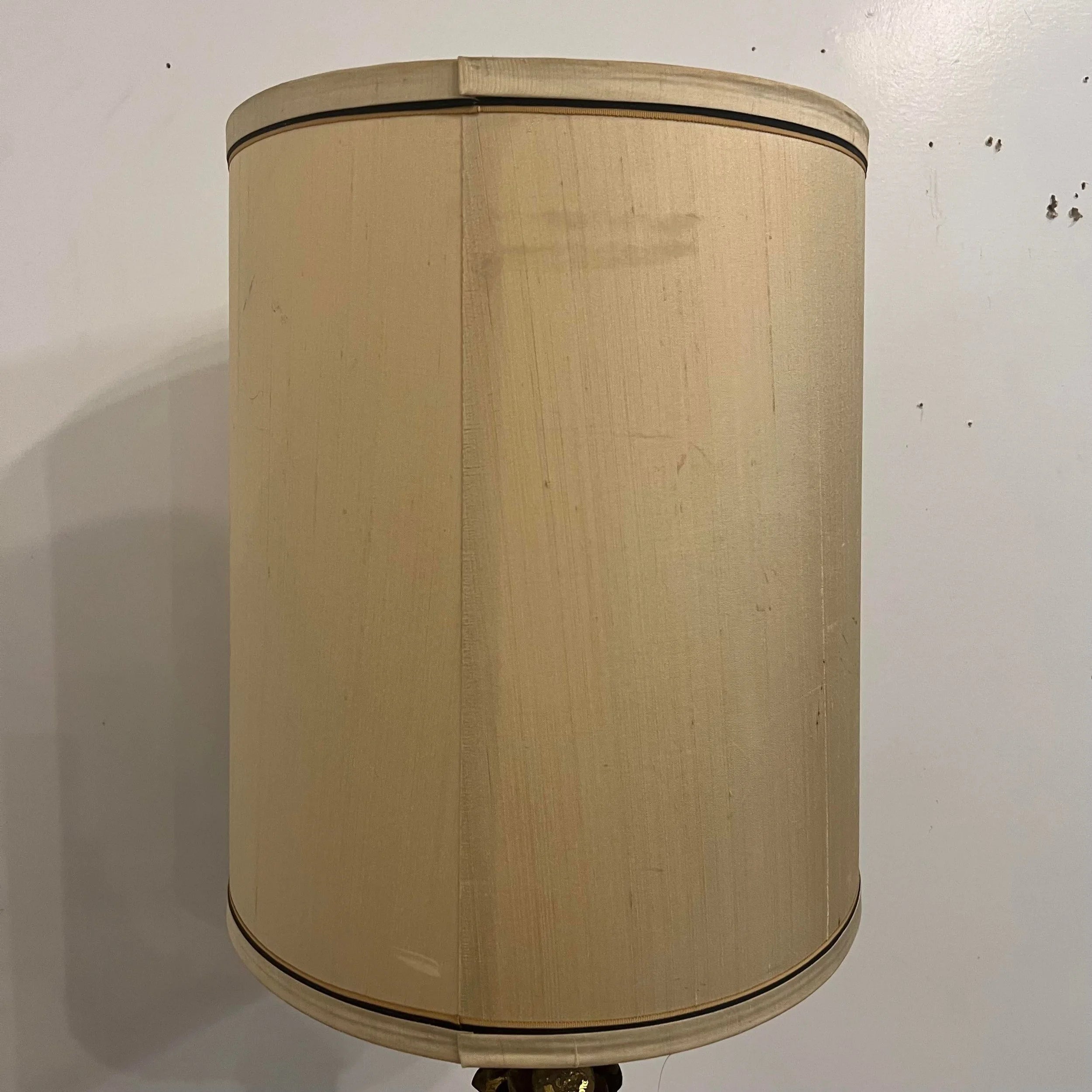 Brass Sculptural Flower Lamp