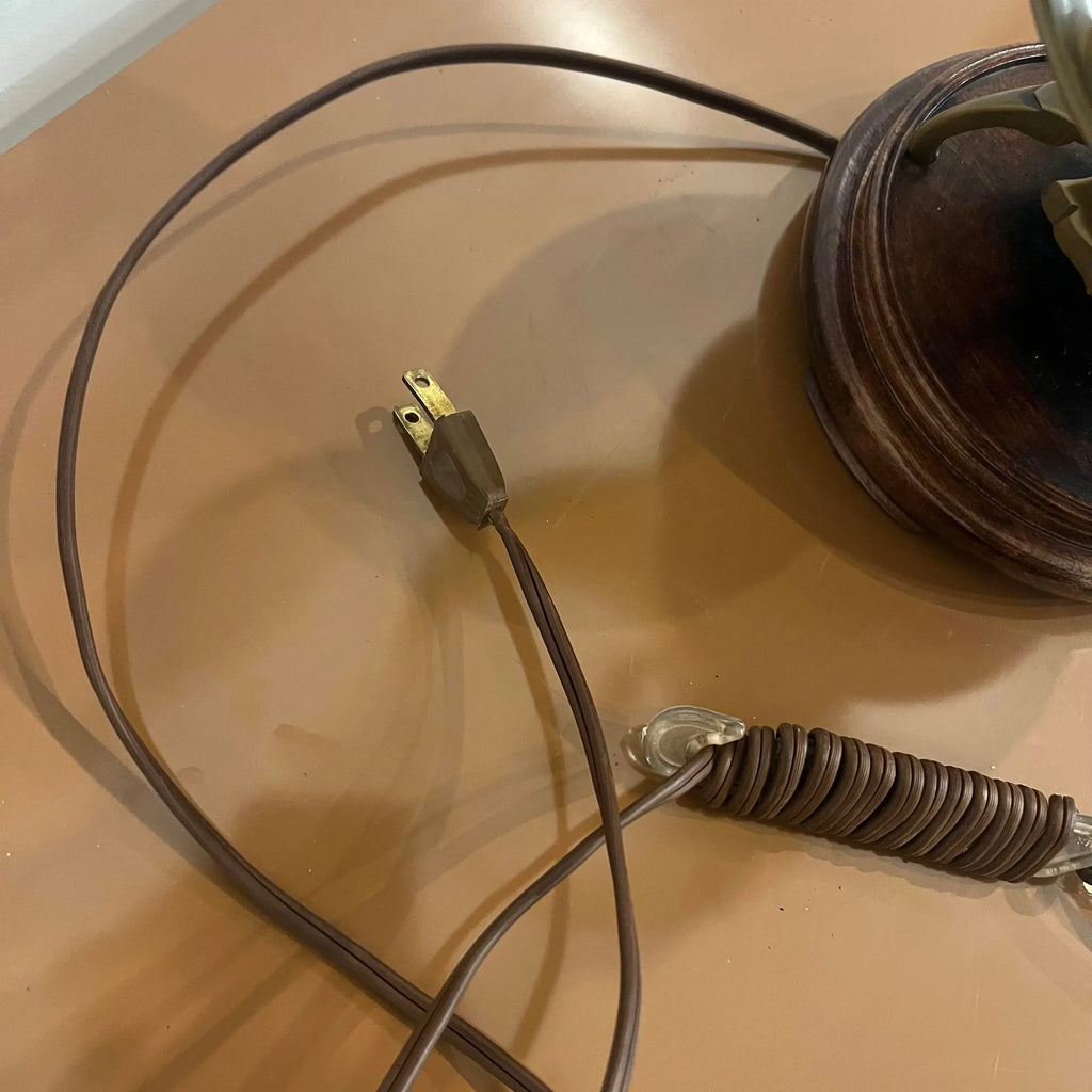 Brass Sculptural Flower Lamp