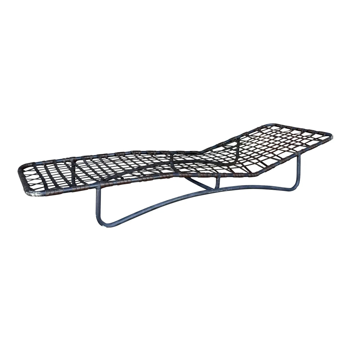 Mid 20th Century Extra Low Aluminum Lounge Chair