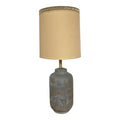 Mid 20th Century Italian Ceramic Glazed Floral Table Lamp