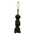 Mid-20th Century Large Ornate Gold and Bronze Lamp Plaster Column