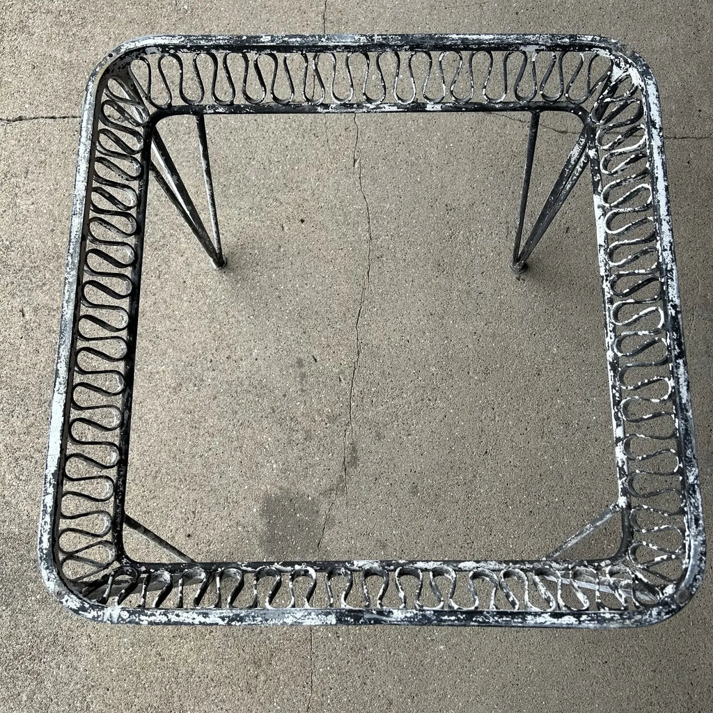 Mid 20th Century Maurizo Tempestini Ribbon Outdoor Dining Table Base, Attributed
