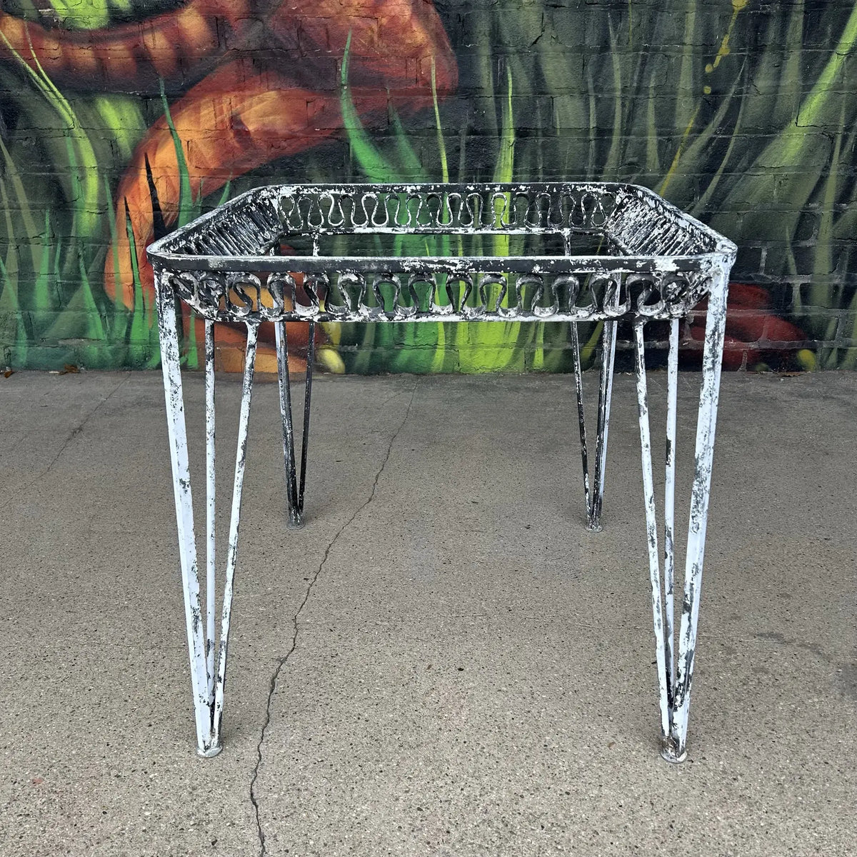 Mid 20th Century Maurizo Tempestini Ribbon Outdoor Dining Table Base, Attributed