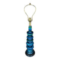 Mid Century Modern Blue and Green Ceramic Table Lamp