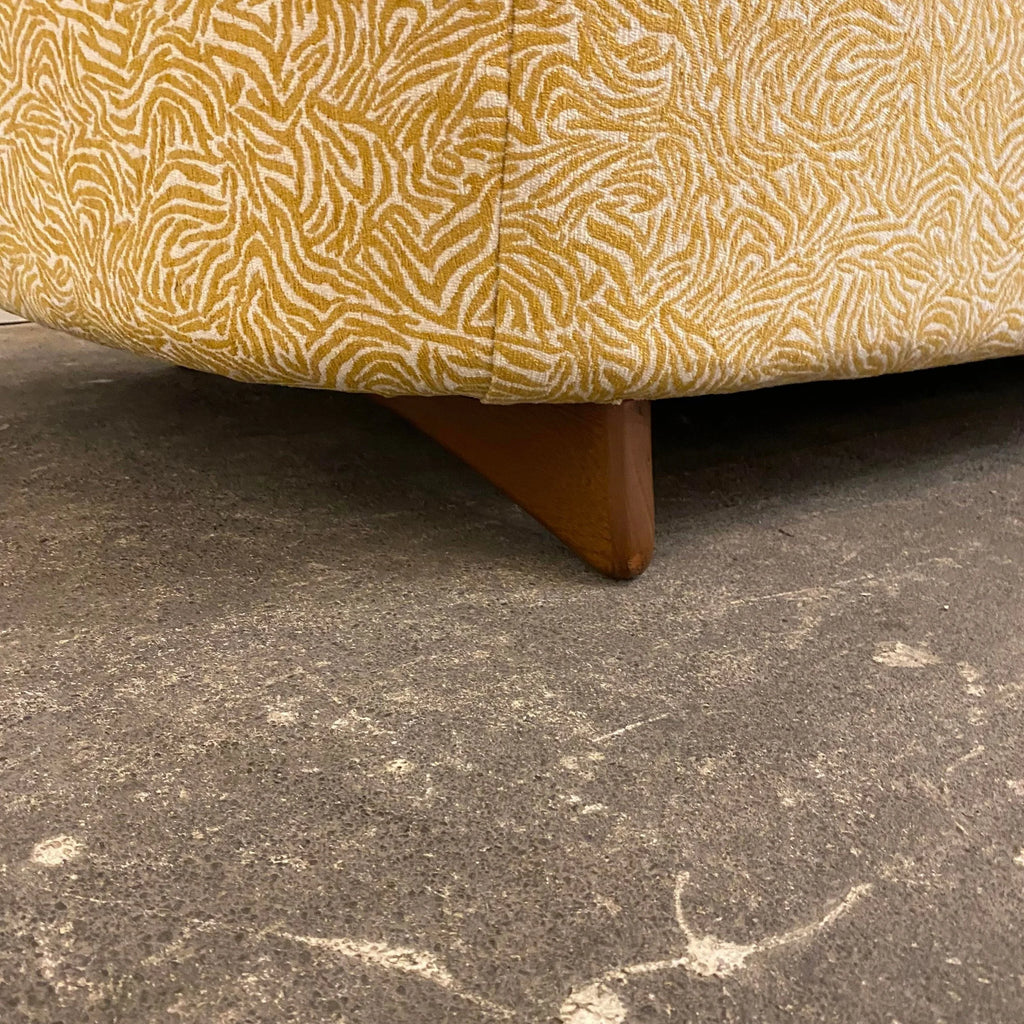 Mid 20th Century Modern Adrian Pearsall Style Reupholstered Sofa
