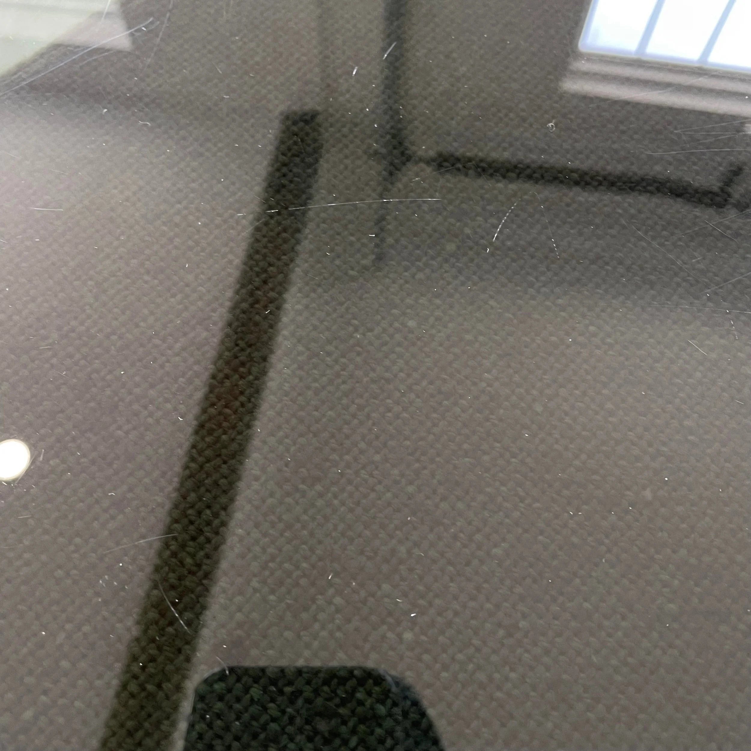 Mid 20th Century Modern Don Drumm Glass Top Coffee Table