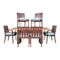 Mid 20th Century Paul Frankl Dining Set With Cork Top Table - Set of 7