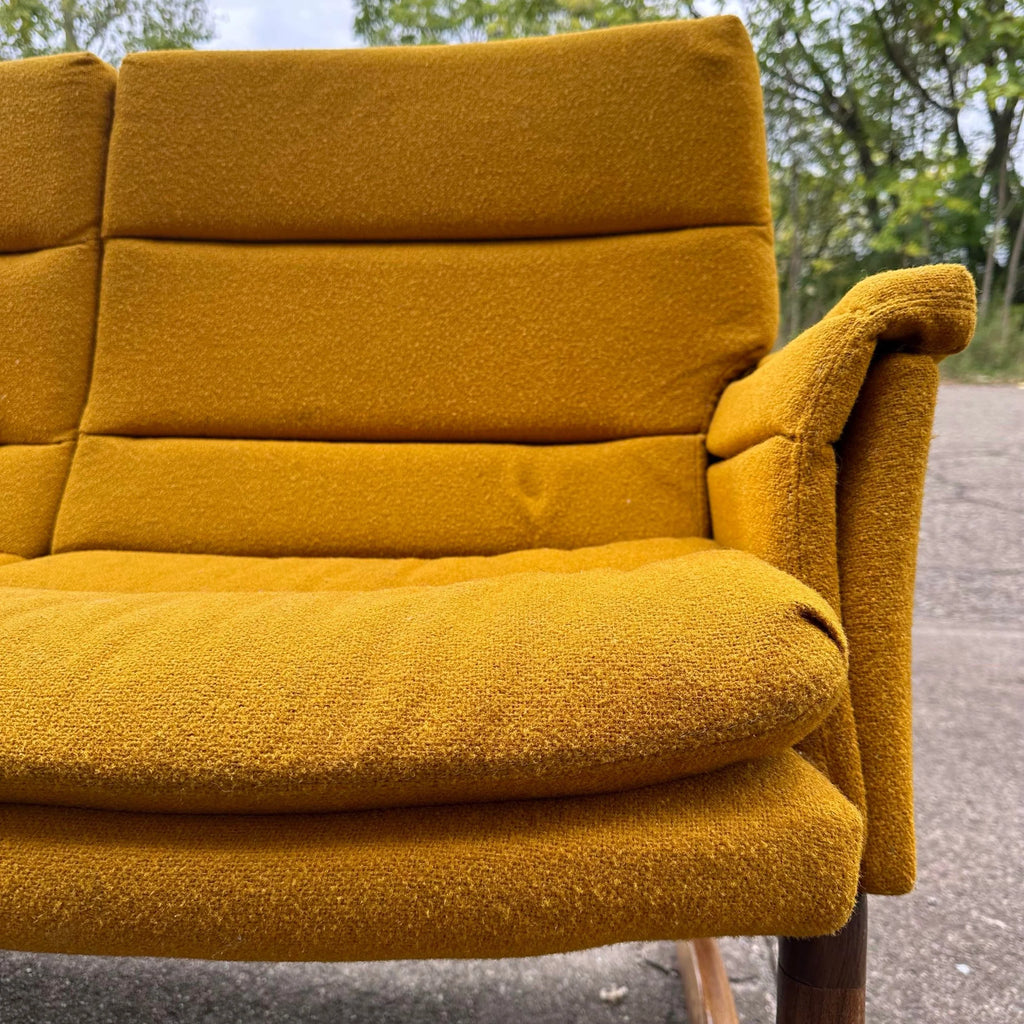 Mid 20th Century Pearsall-Style Sofa With Walnut Base
