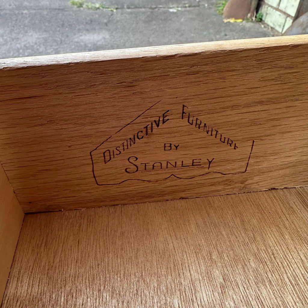 Mid 20th Century Royal American by Stanley for Distinctive Furniture Walnut Rosewood Nightstand