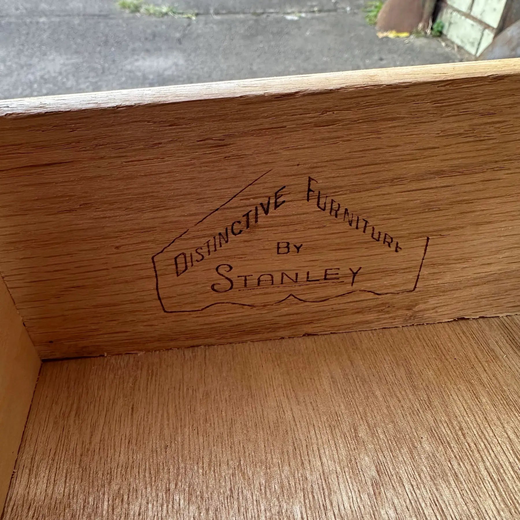Mid 20th Century Royal American by Stanley for Distinctive Furniture Walnut Rosewood Nightstand