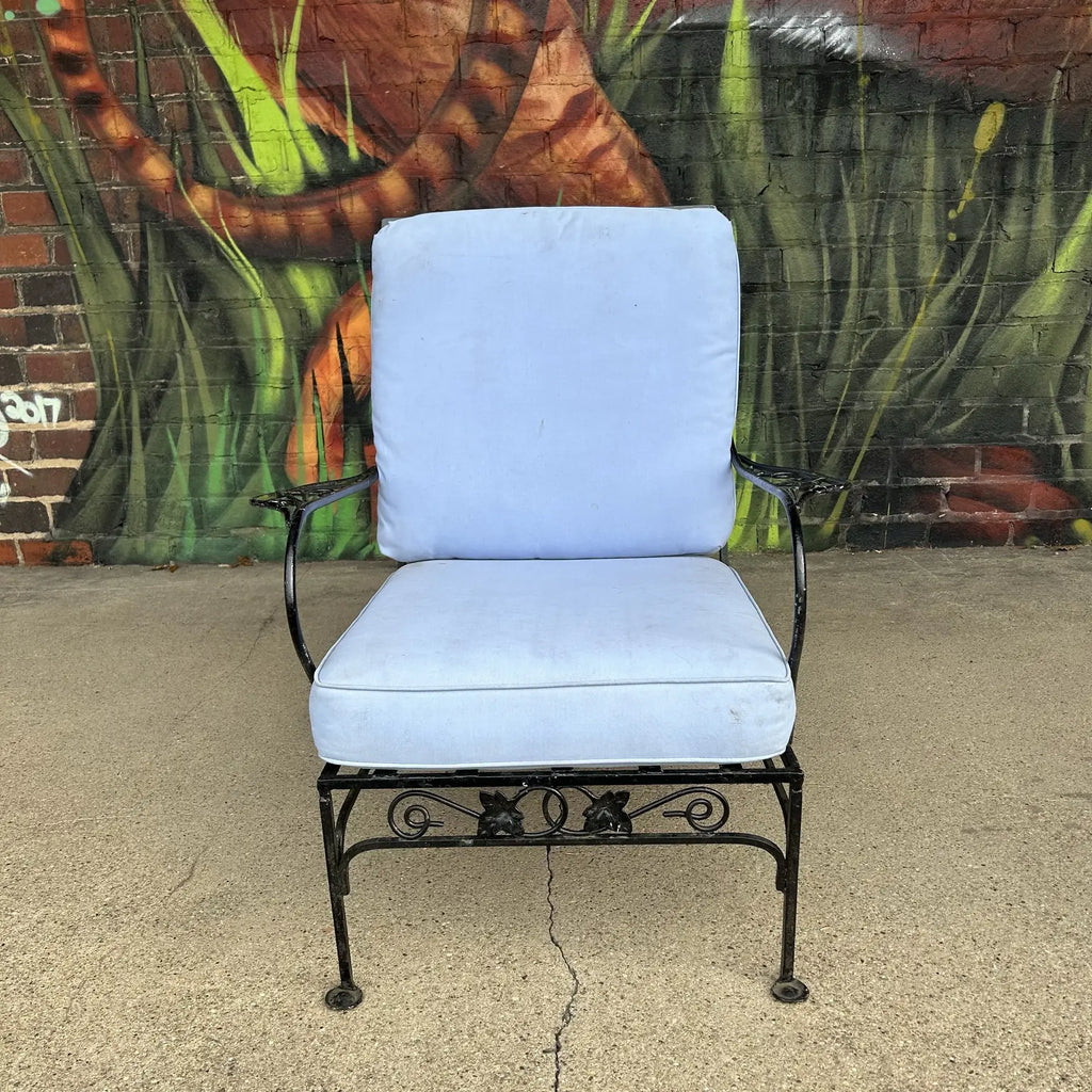 Mid 20th Century Salterini Iron Patio Chair, Attributed