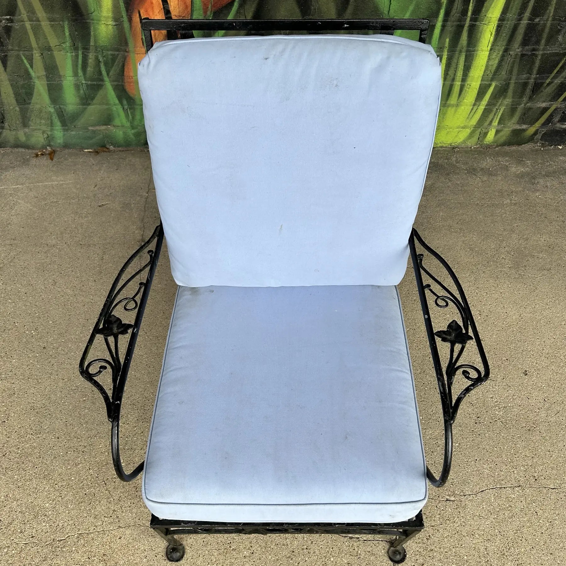 Mid 20th Century Salterini Iron Patio Chair, Attributed