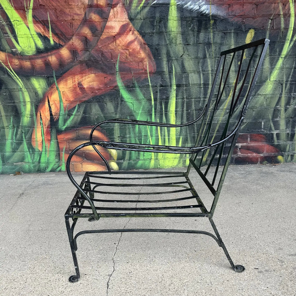 Mid 20th Century Salterini Iron Patio Chair, Attributed
