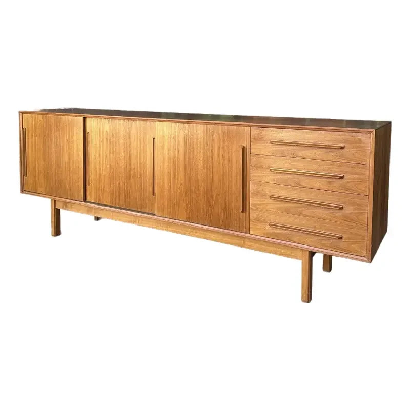 Mid Century Extra Long Teak Credenza