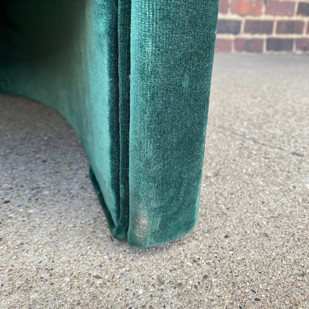 Adrian Pearsall for Comfort Craft Green Velvet Chair