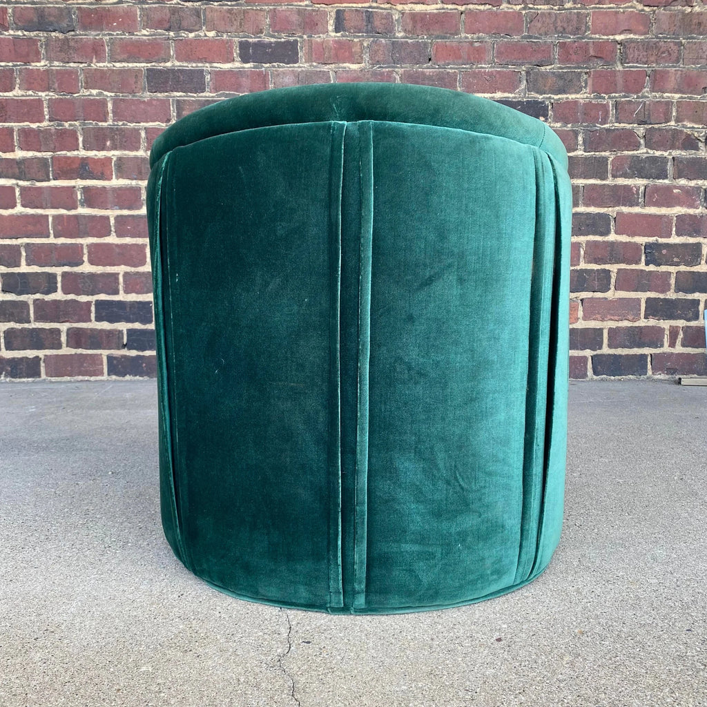 Adrian Pearsall for Comfort Craft Green Velvet Chair