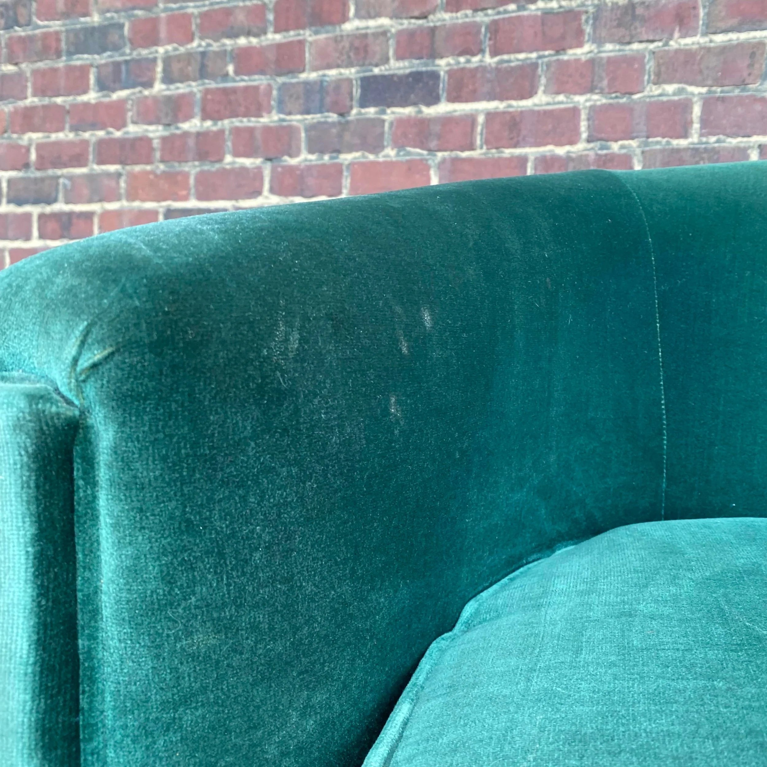 Adrian Pearsall for Comfort Craft Green Velvet Chair