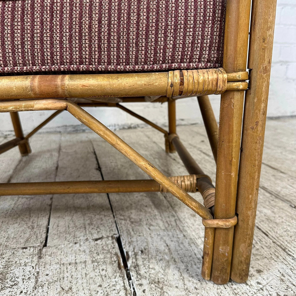 Mid Century Modern Bamboo Lounge Chair