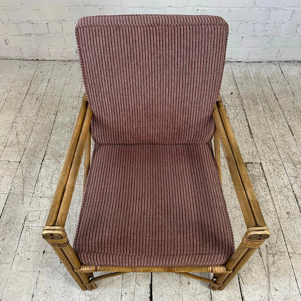 Mid Century Modern Bamboo Lounge Chair