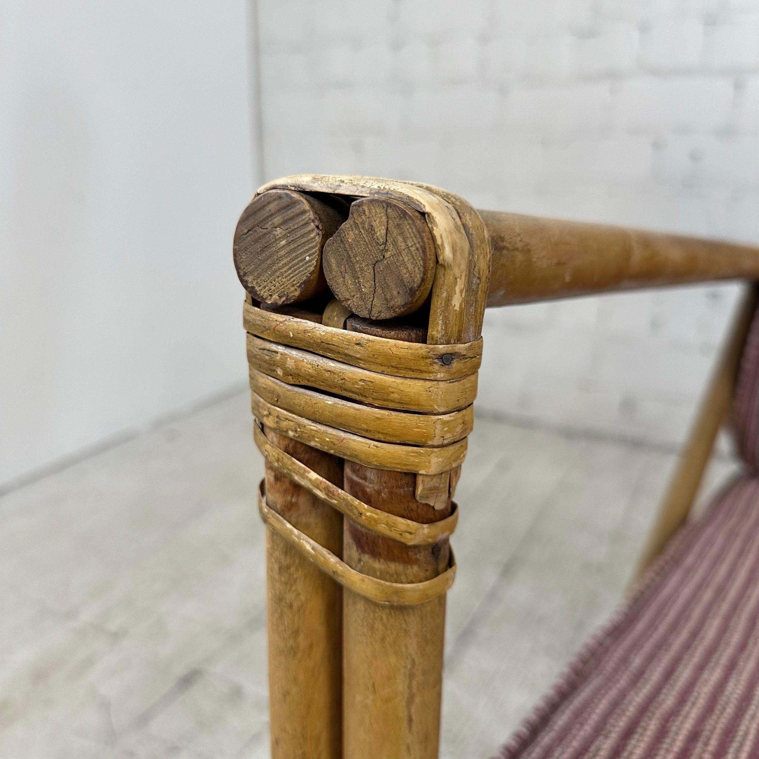 Mid Century Modern Bamboo Lounge Chair