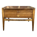 Mid Century Modern Basset Furniture Walnut Side Table