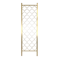 Brass Tension Rod Room Divider Gold Aluminum
