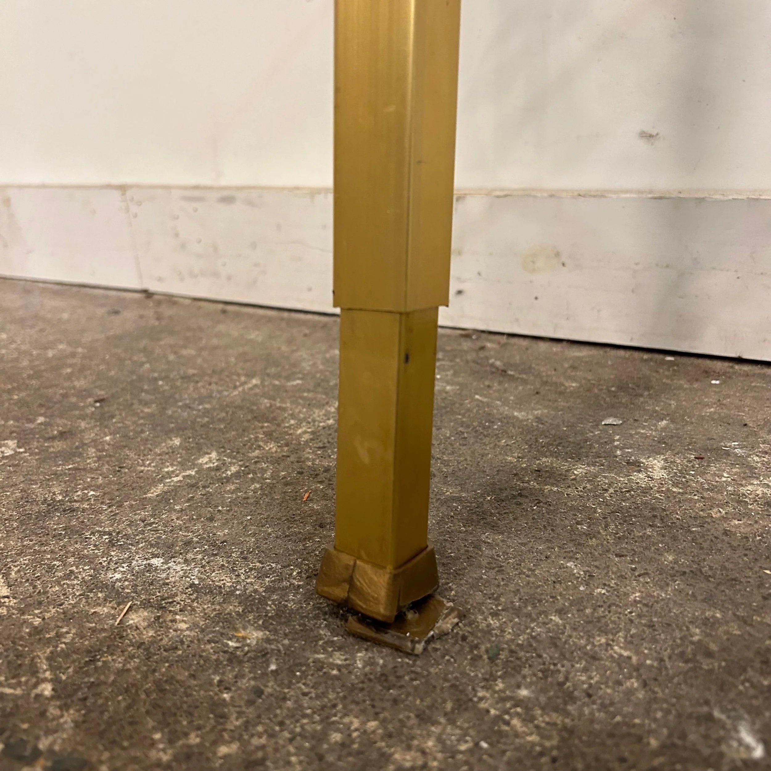 Brass Tension Rod Room Divider Gold Aluminum