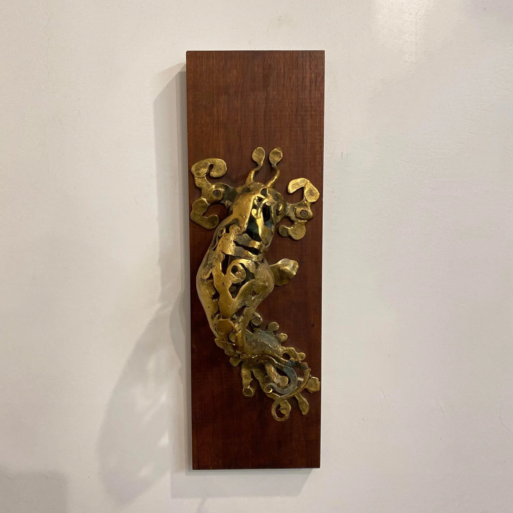 Mid-Century Modern Bronze Door Knocker by Don Drumm