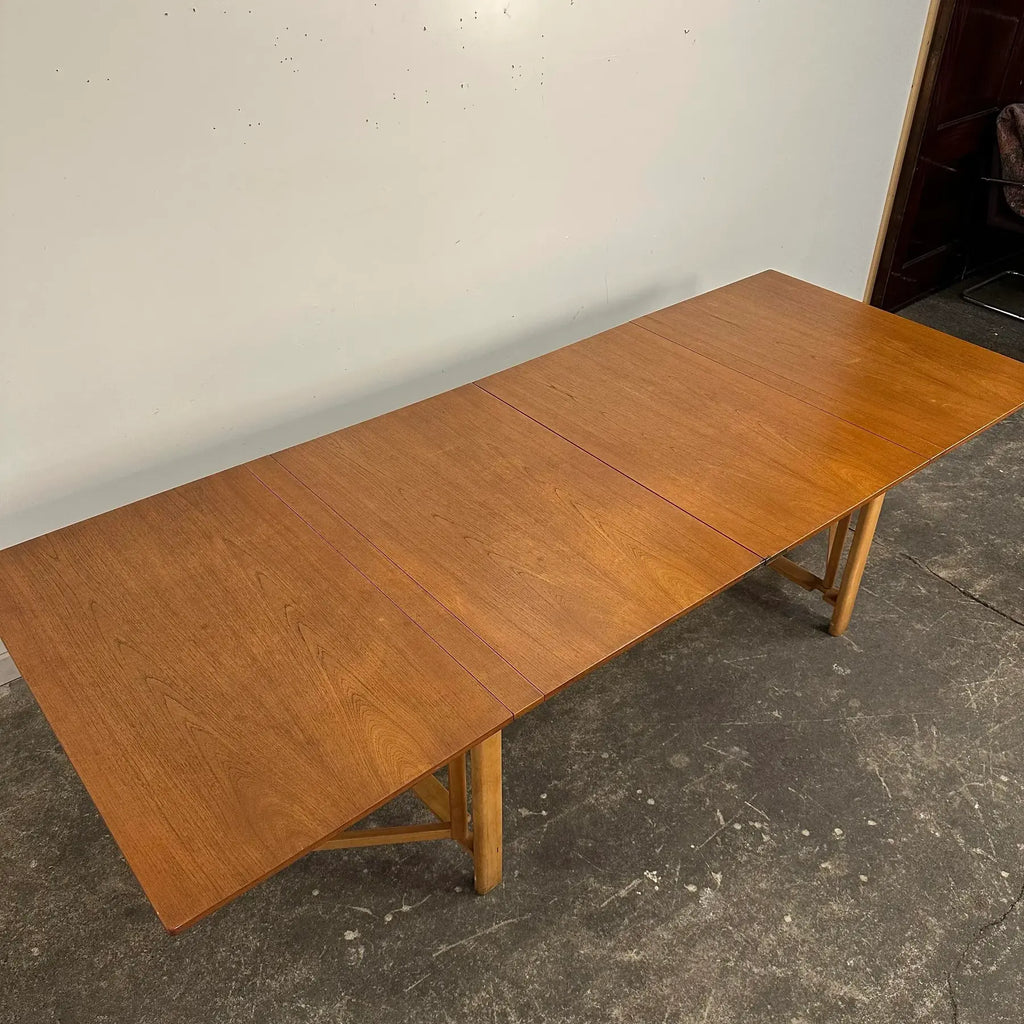 Mid Century Modern Bruno Mathsson GateLeg Dining Table "Maria Flap"
