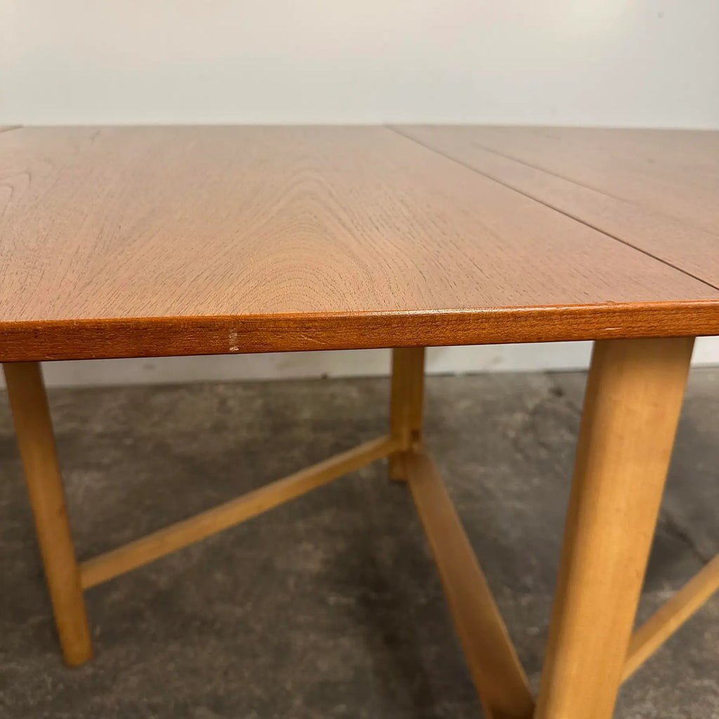 Mid Century Modern Bruno Mathsson GateLeg Dining Table "Maria Flap"