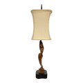 Heifetz Sculptural Wooden Table Lamp