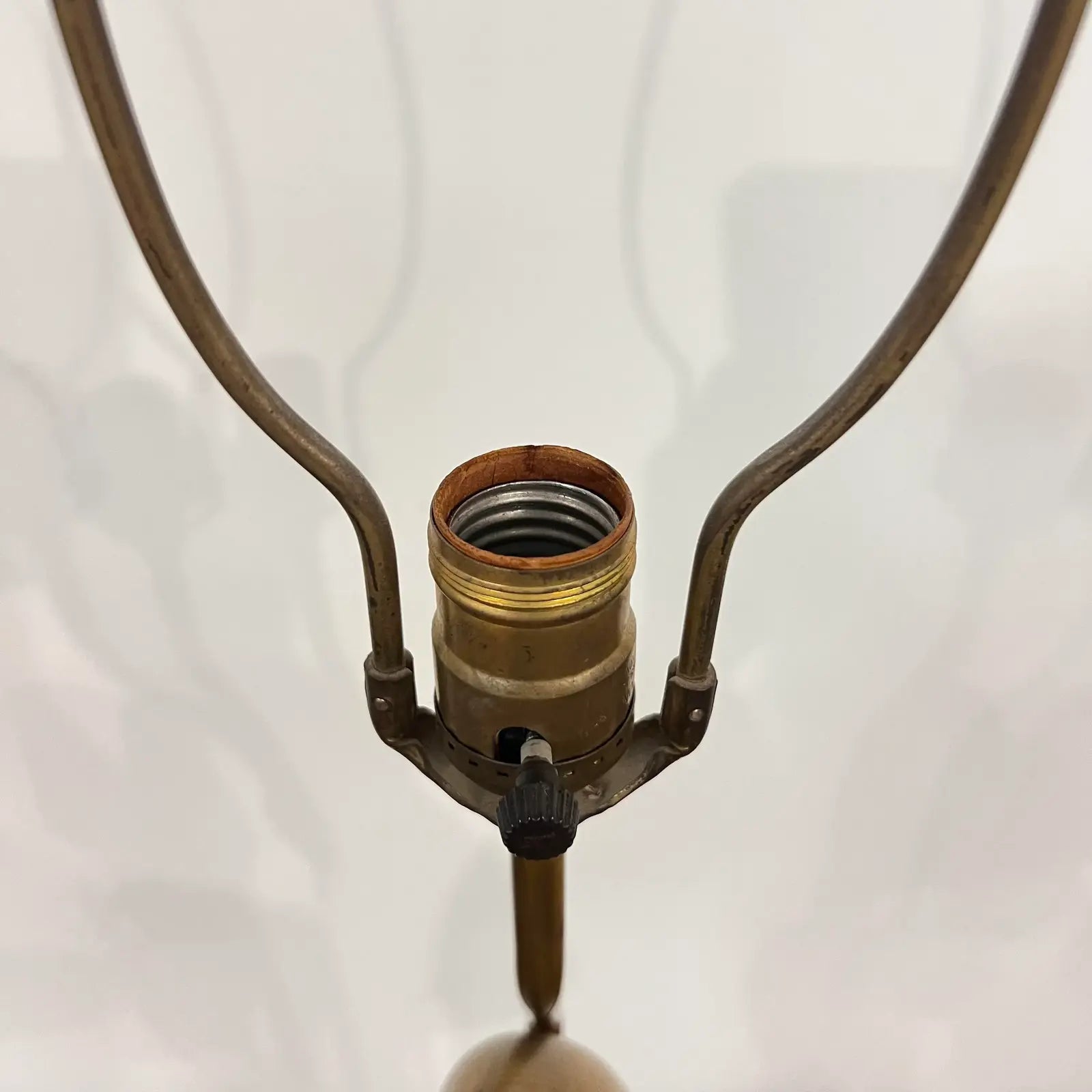 Mid Century Modern Carved Woman Figural Heifetz Table Lamp