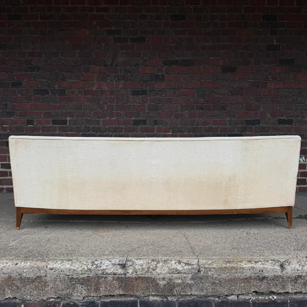 Mid-Century Modern Curved Back Sofa Quality Possibly Tomlinson or Rway