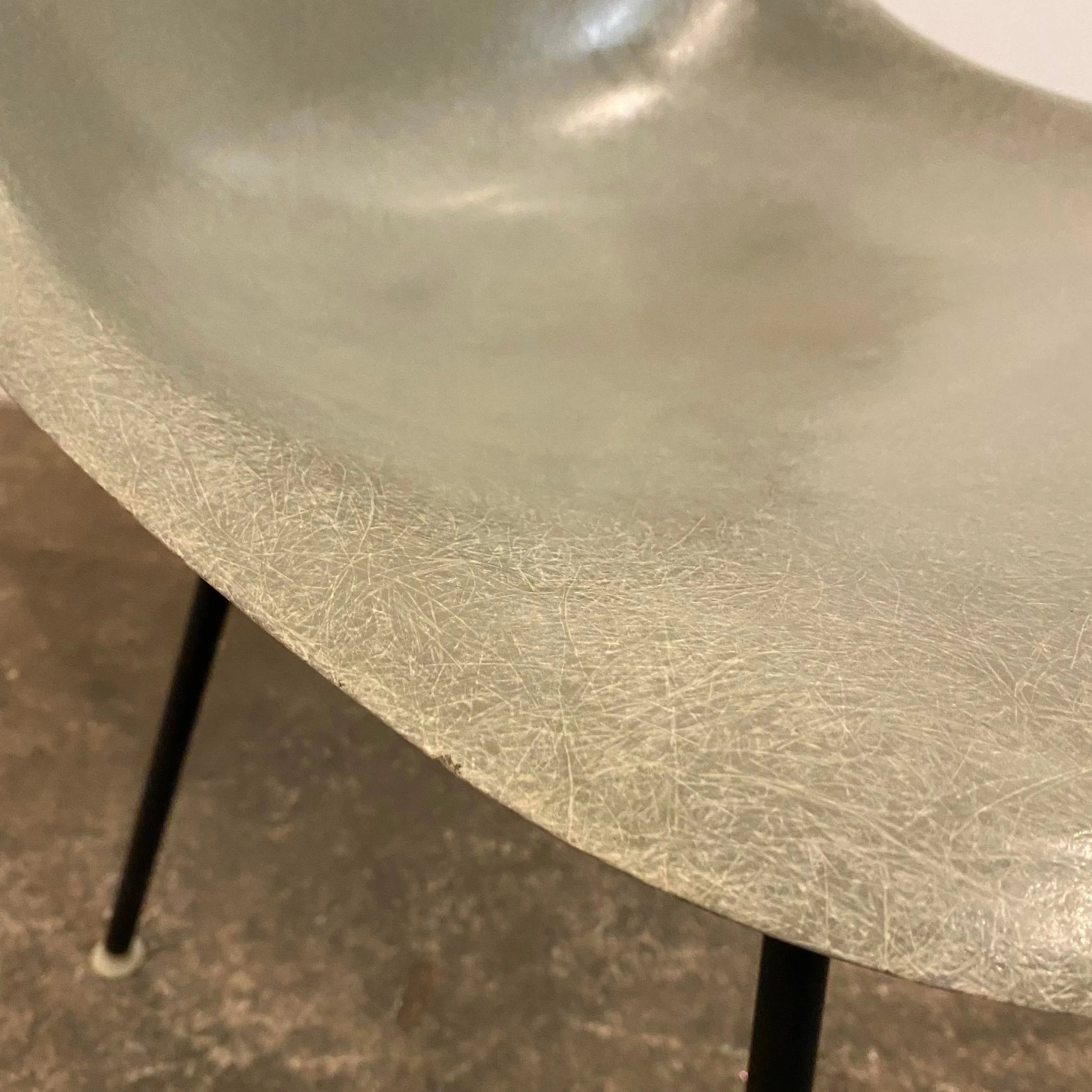 Eames Herman Miller Sea Foam Green Shell Chair