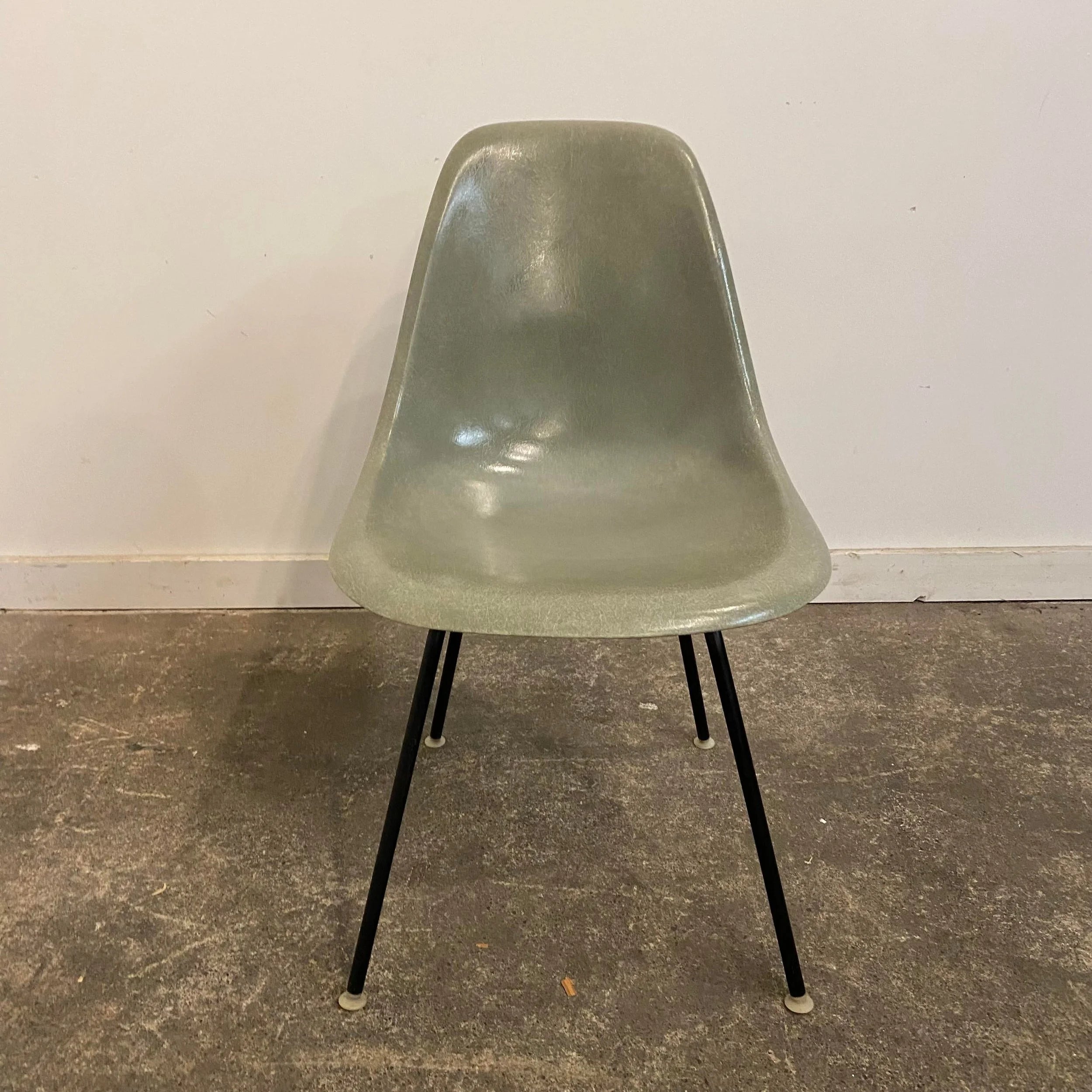 Eames Herman Miller Sea Foam Green Shell Chair