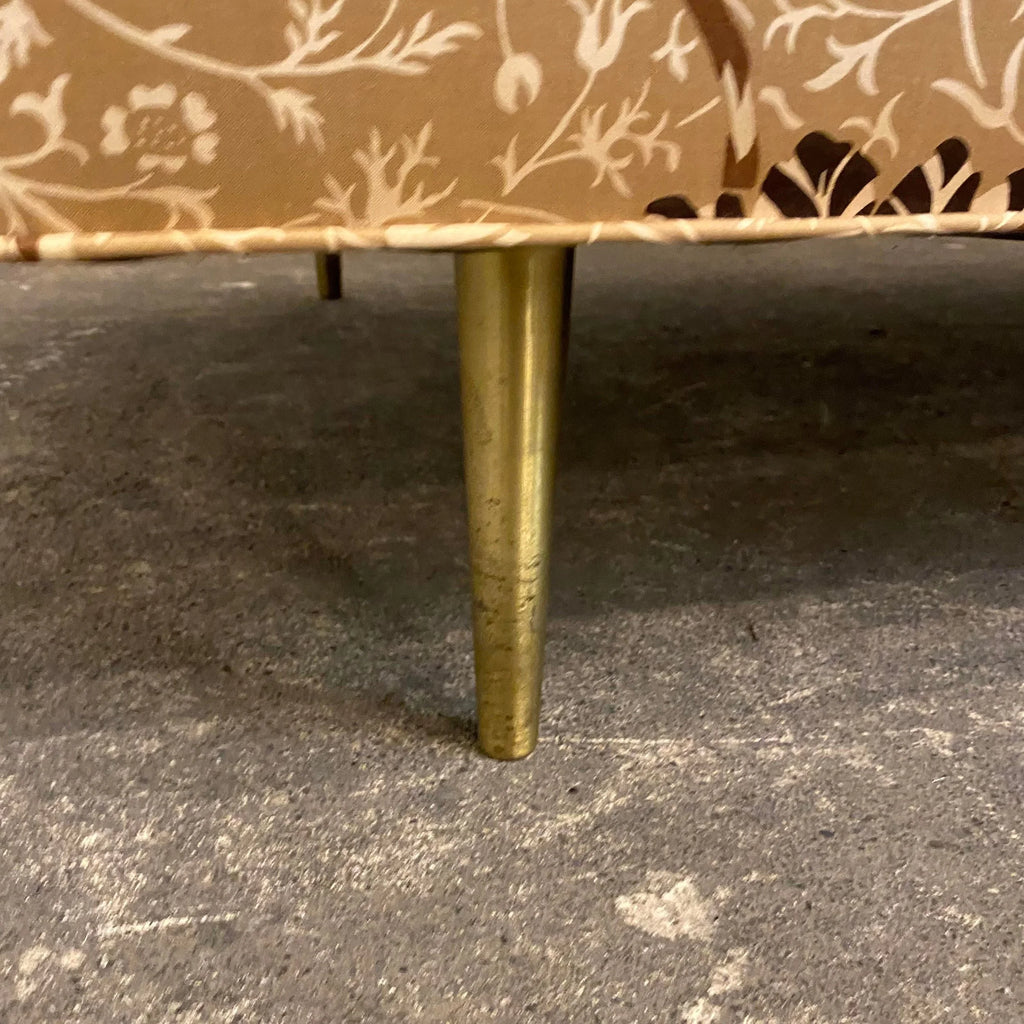 Edward Wormley for Dunbar Sofa Recovered in William Morris Fabric