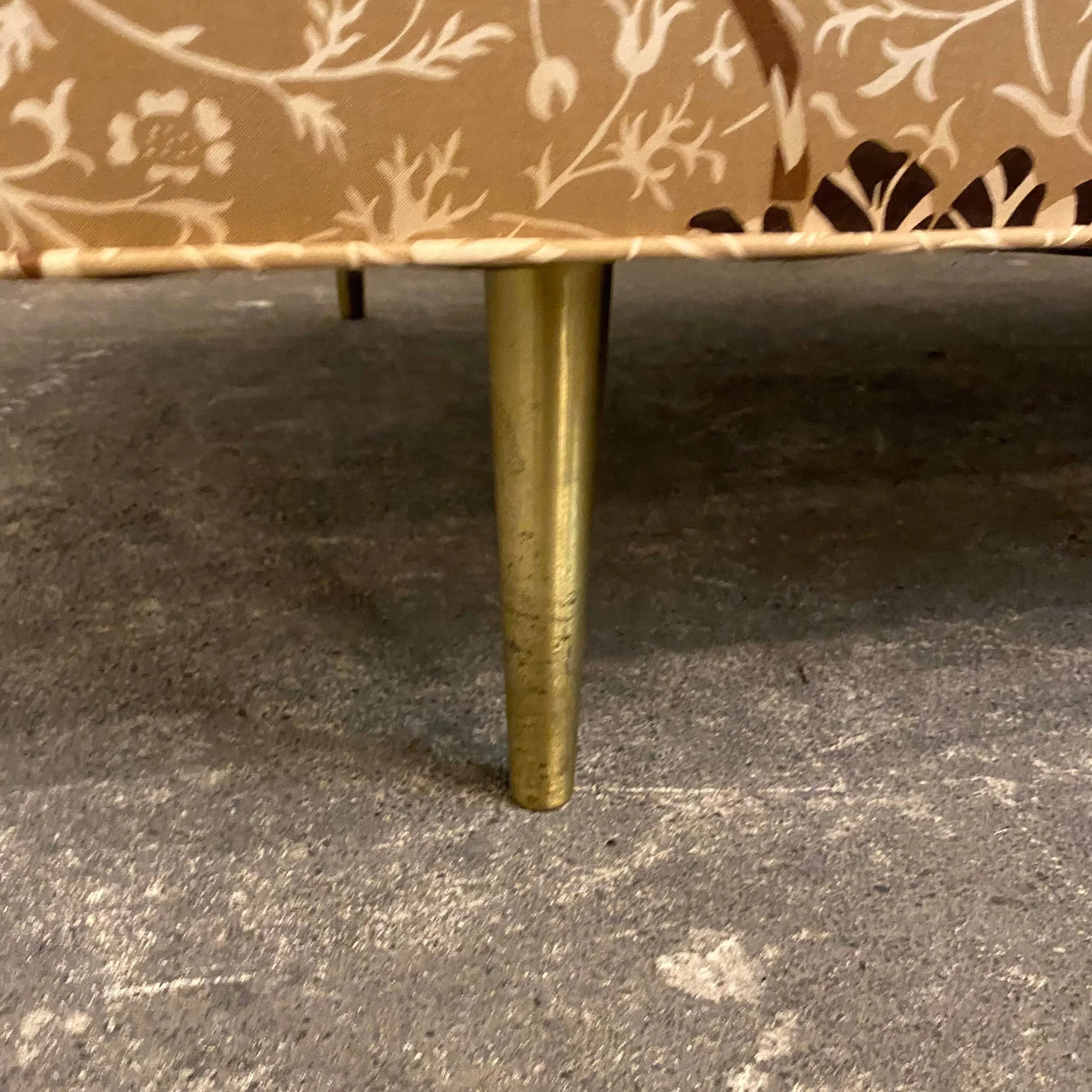 Edward Wormley for Dunbar Sofa Recovered in William Morris Fabric