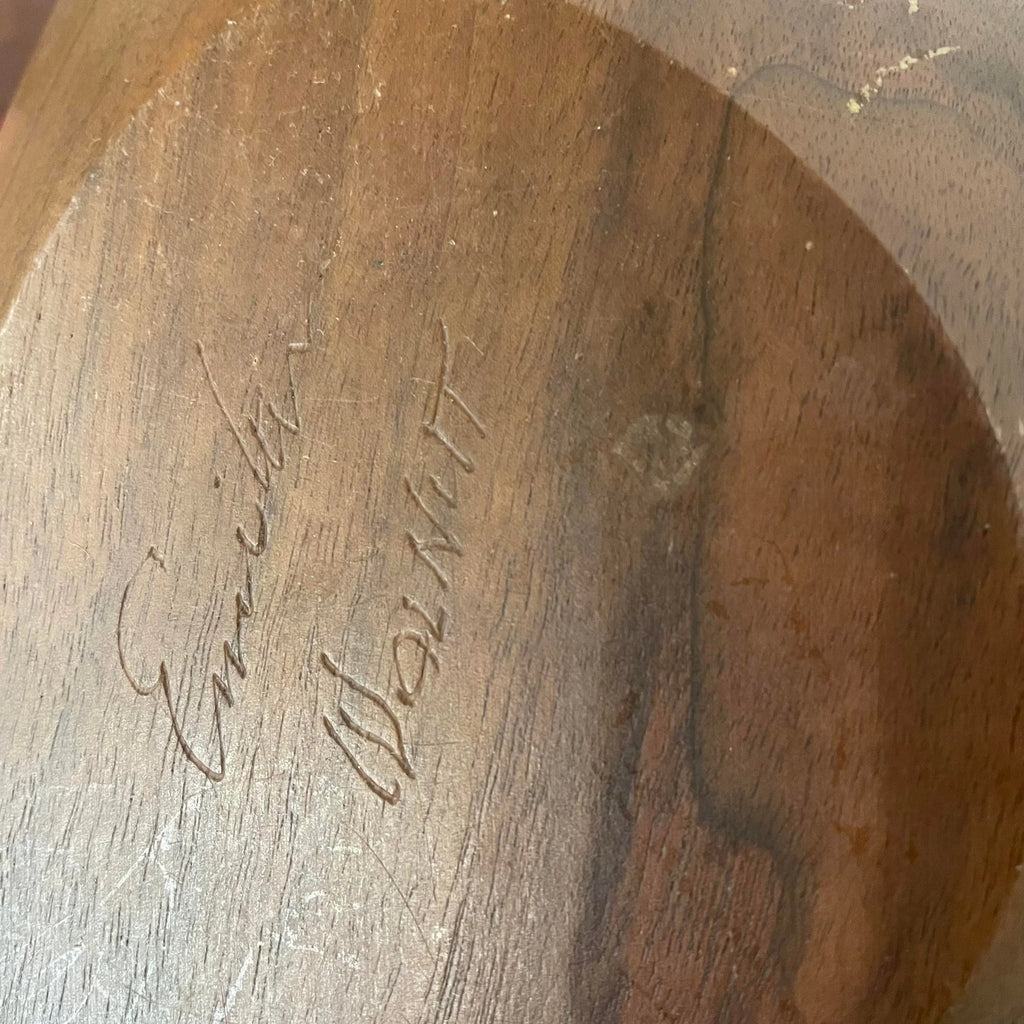 Emil Milan Wooden Walnut Bowl