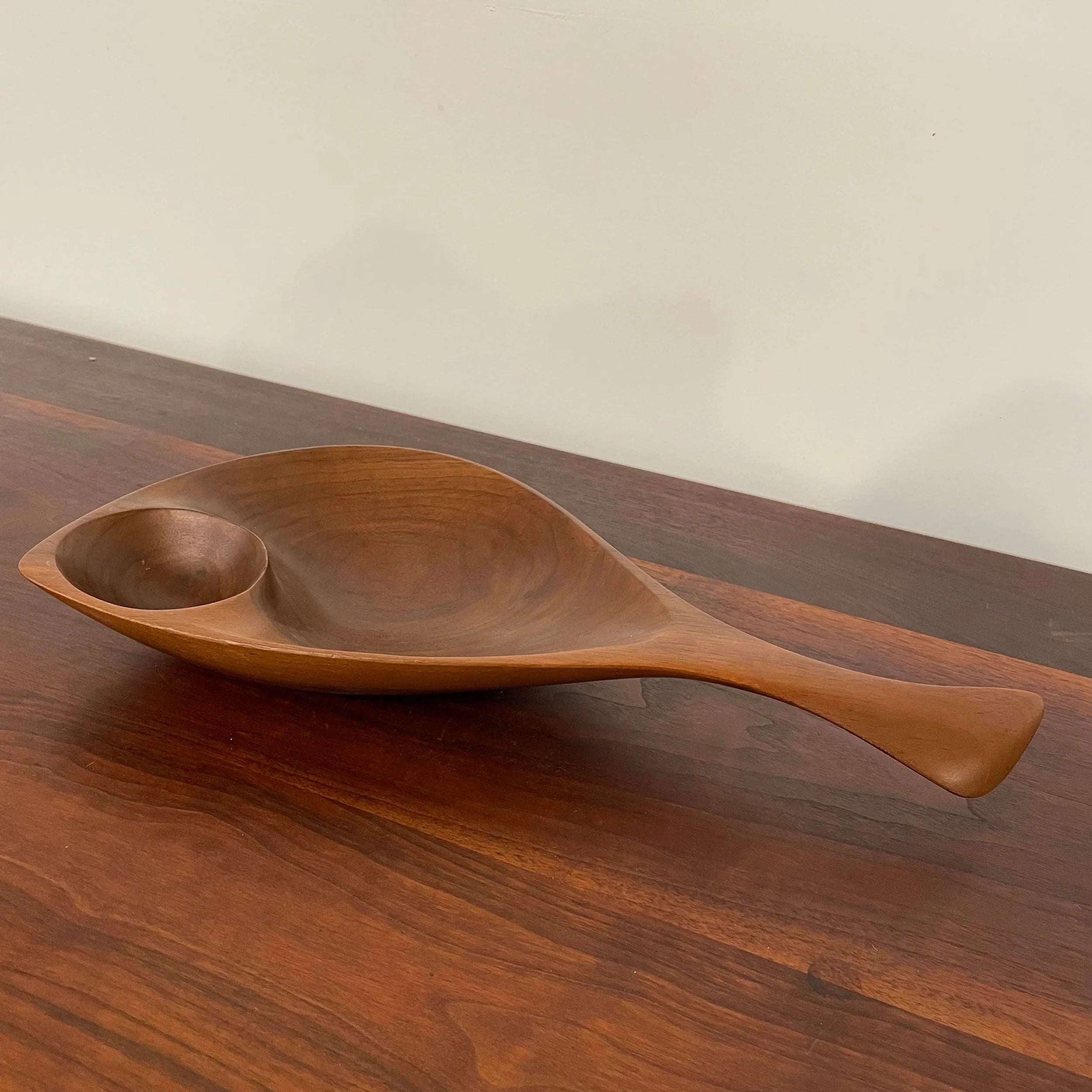 Emil Milan Wooden Walnut Bowl