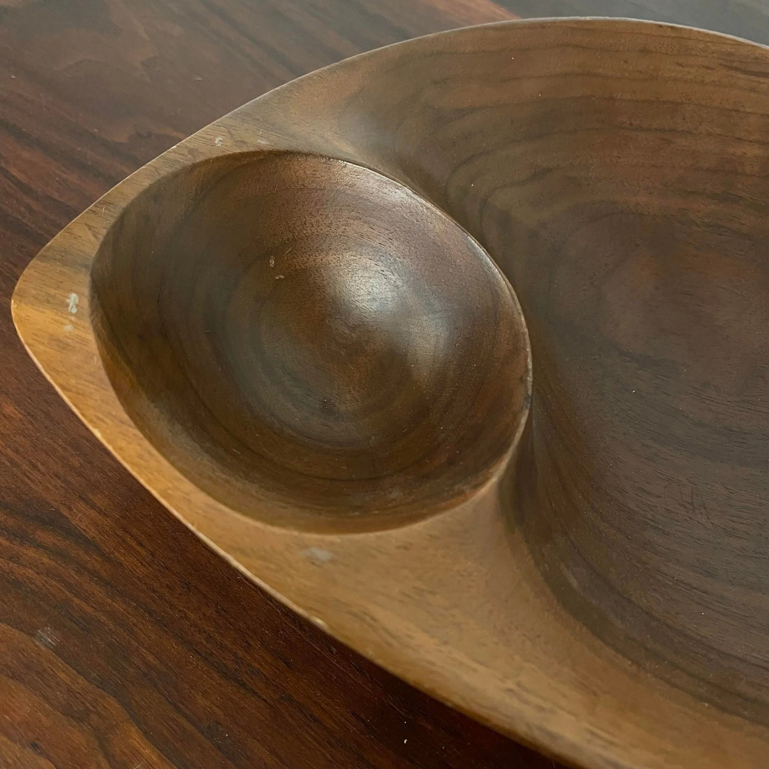 Emil Milan Wooden Walnut Bowl