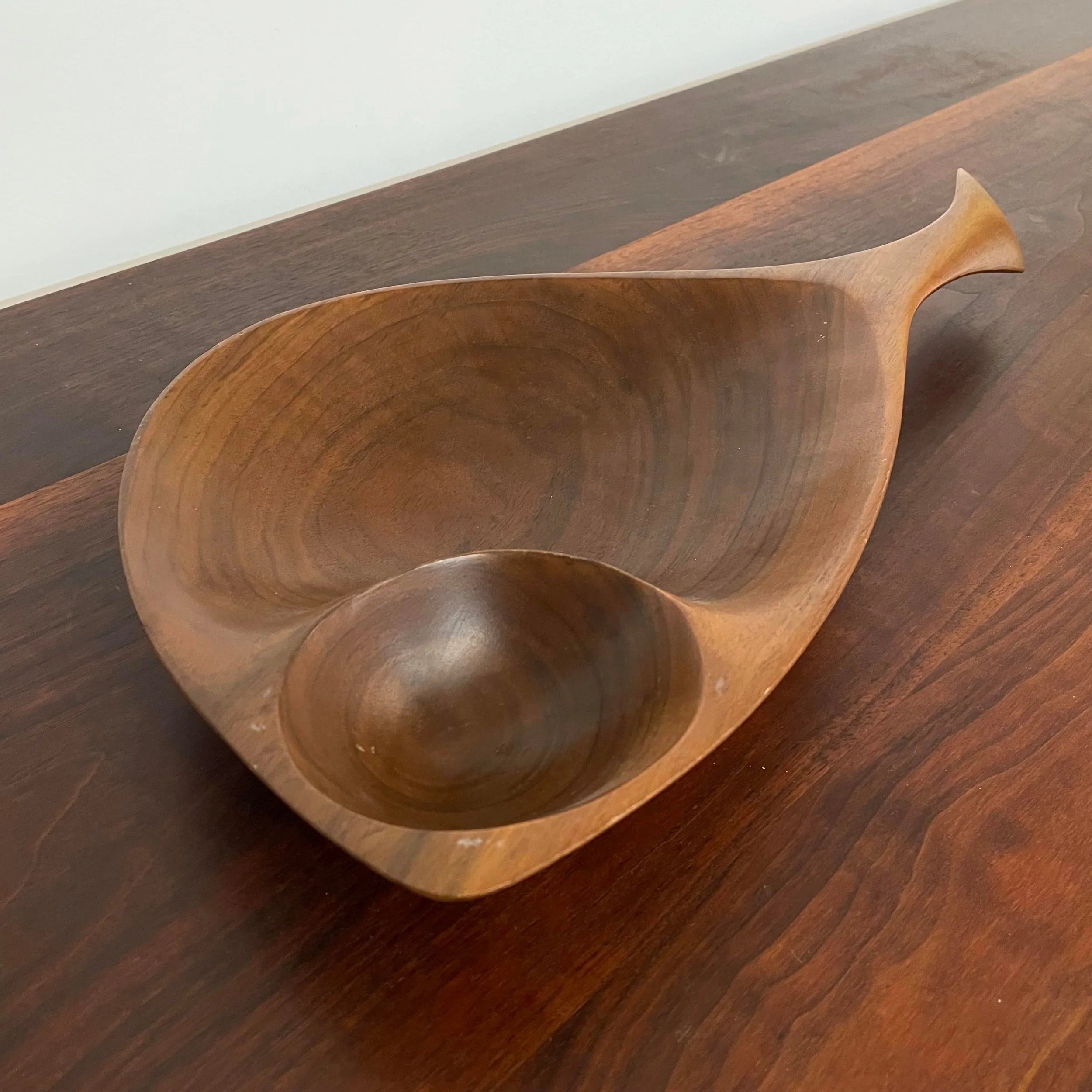 Emil Milan Wooden Walnut Bowl