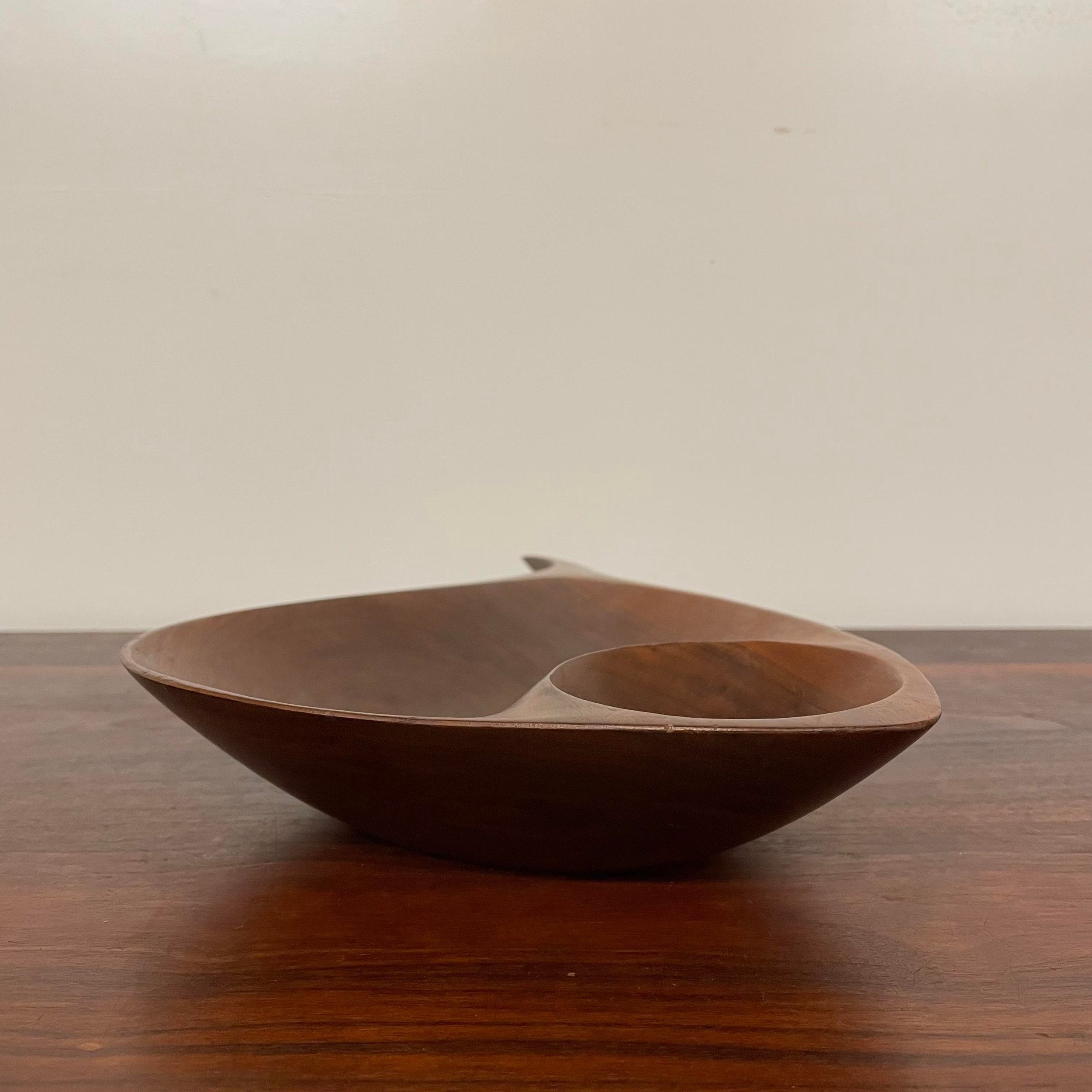 Emil Milan Wooden Walnut Bowl