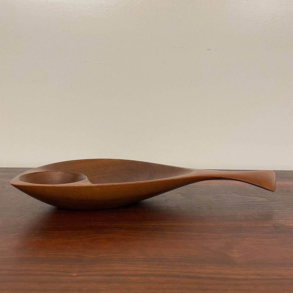 Emil Milan Wooden Walnut Bowl