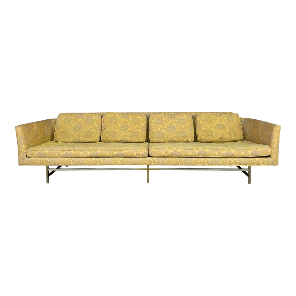 Erwin-Lambeth Brass Legged Sofa