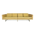 Erwin-Lambeth Brass Legged Sofa