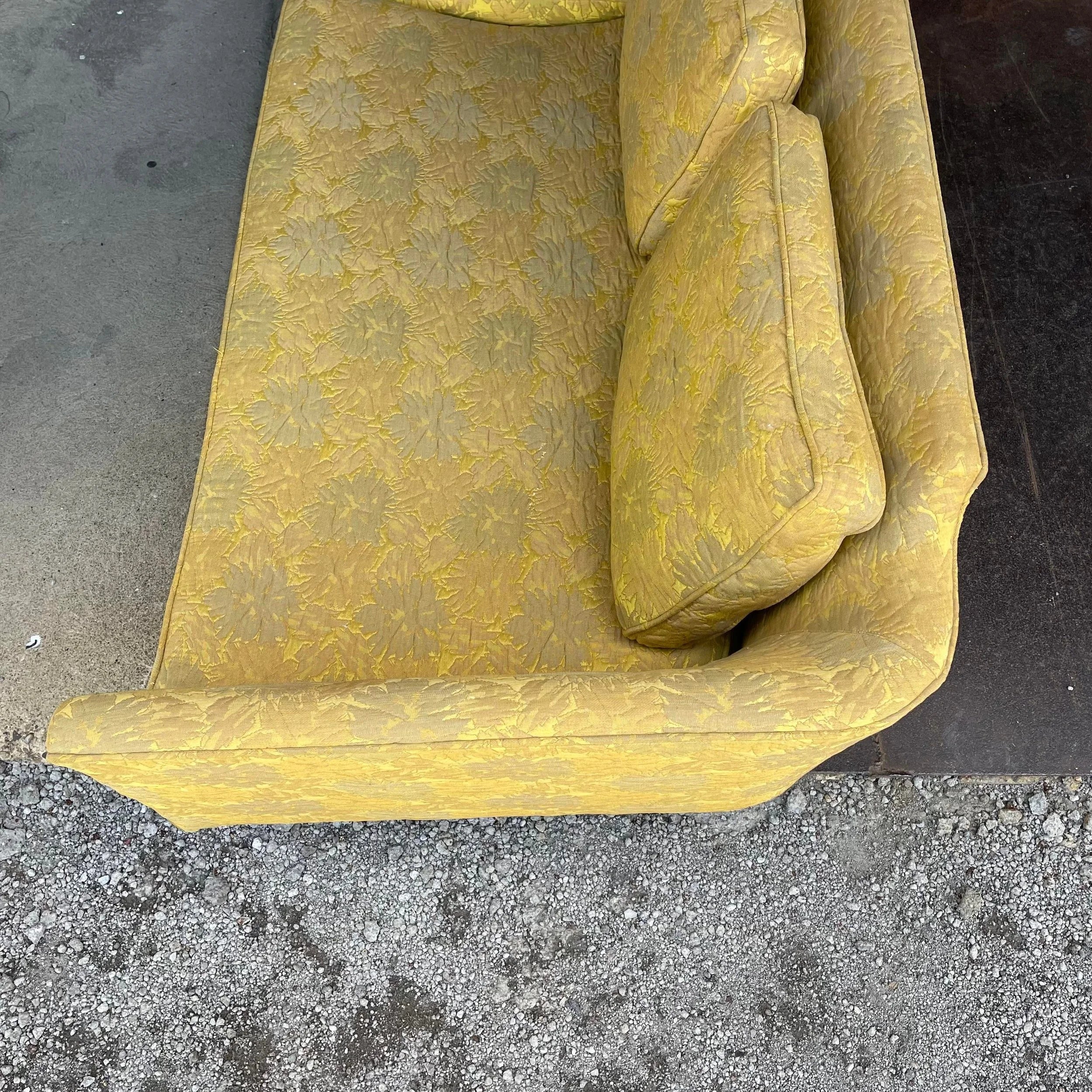 Erwin-Lambeth Brass Legged Sofa