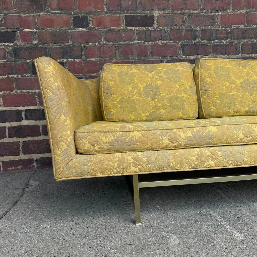 Erwin-Lambeth Brass Legged Sofa
