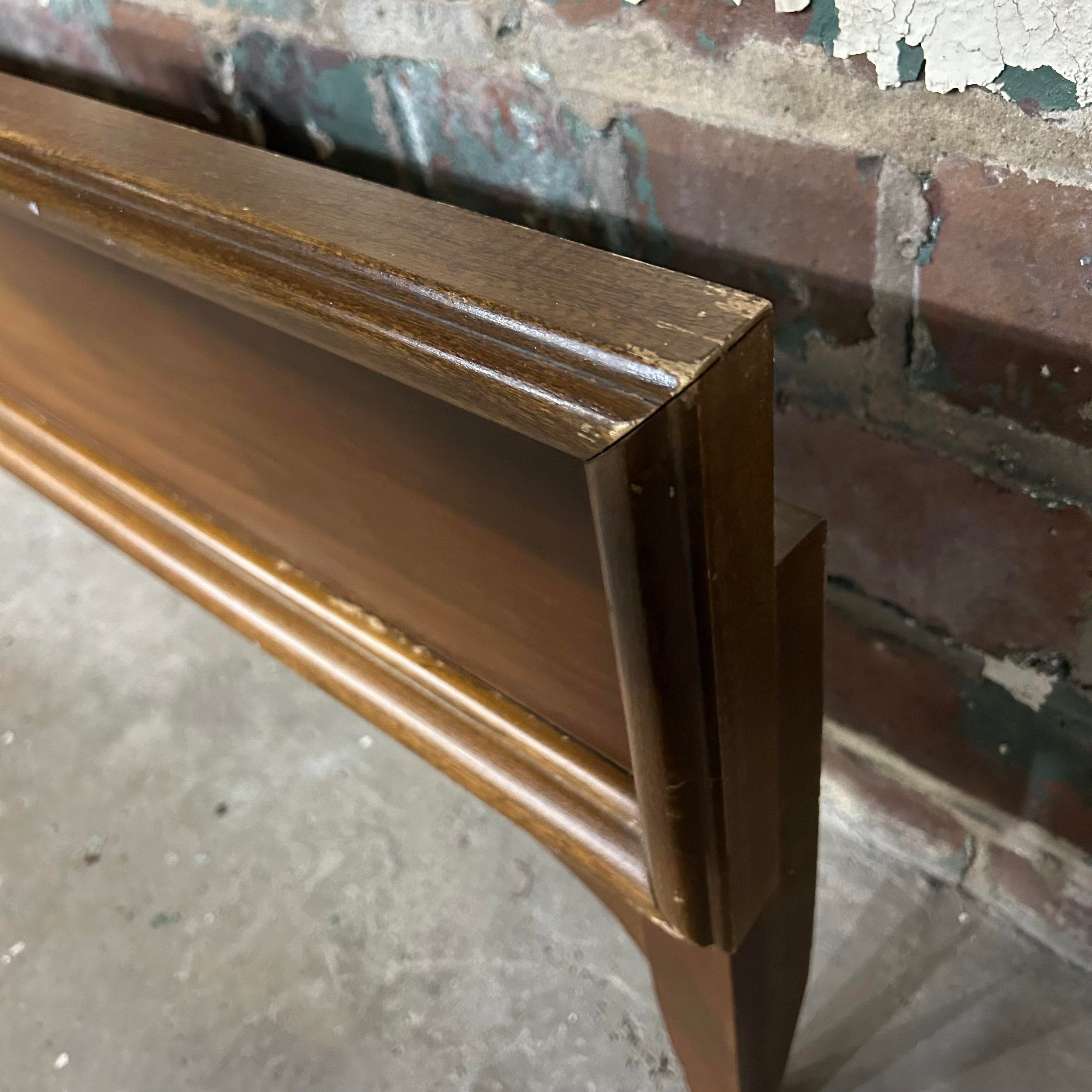 Mid Century Modern Full Size Headboard and Footboard