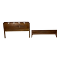 Mid Century Modern Full Size Headboard and Footboard