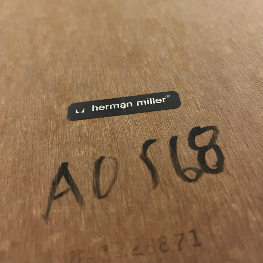 Mid-Century Modern Herman Miller Eames Aluminum Group Cafe Table